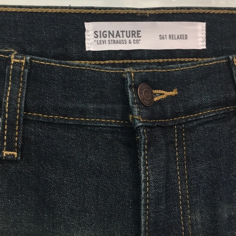 Levi Strauss Boot Cut Mens Relaxed S61 Denim Jeans